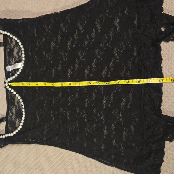 Stylish Black Lace Lingerie bustier with Garters – Size L - Picture 7 of 12